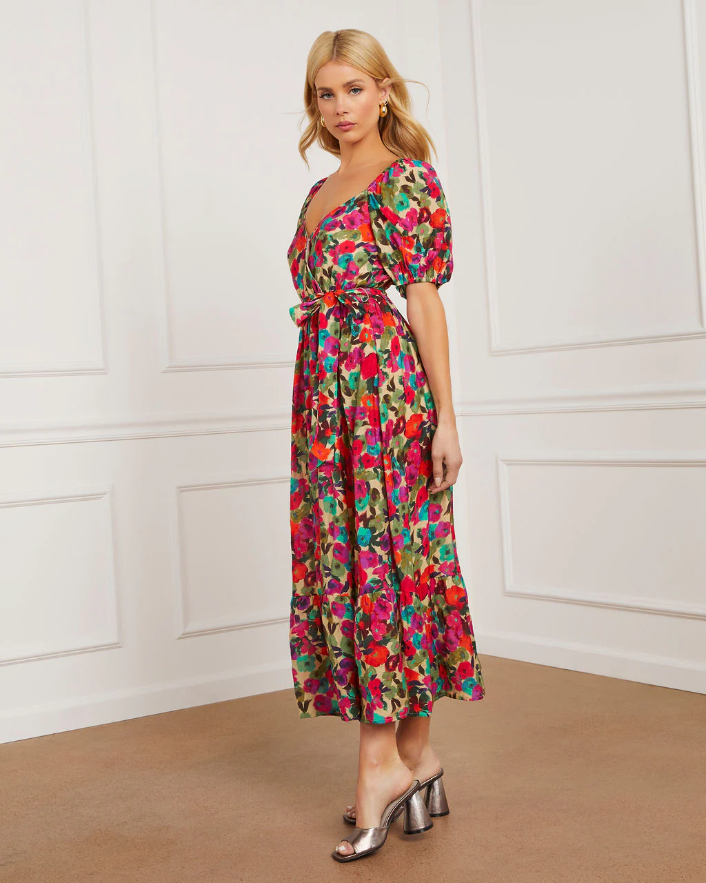 Willa Floral Midi Dress