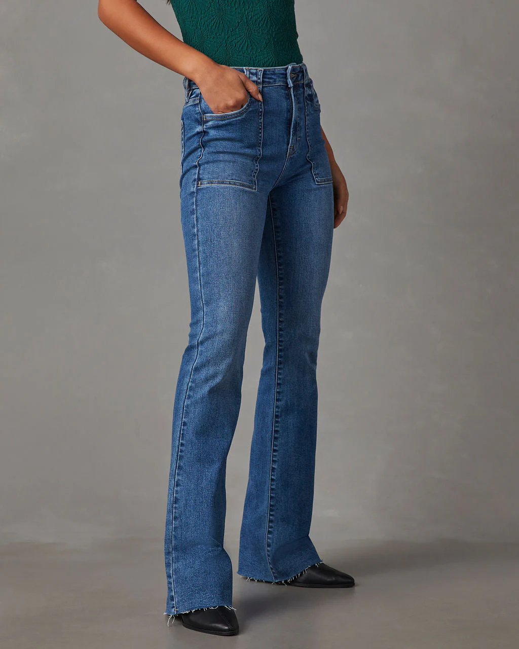Mulaney High Rise Flare Jeans