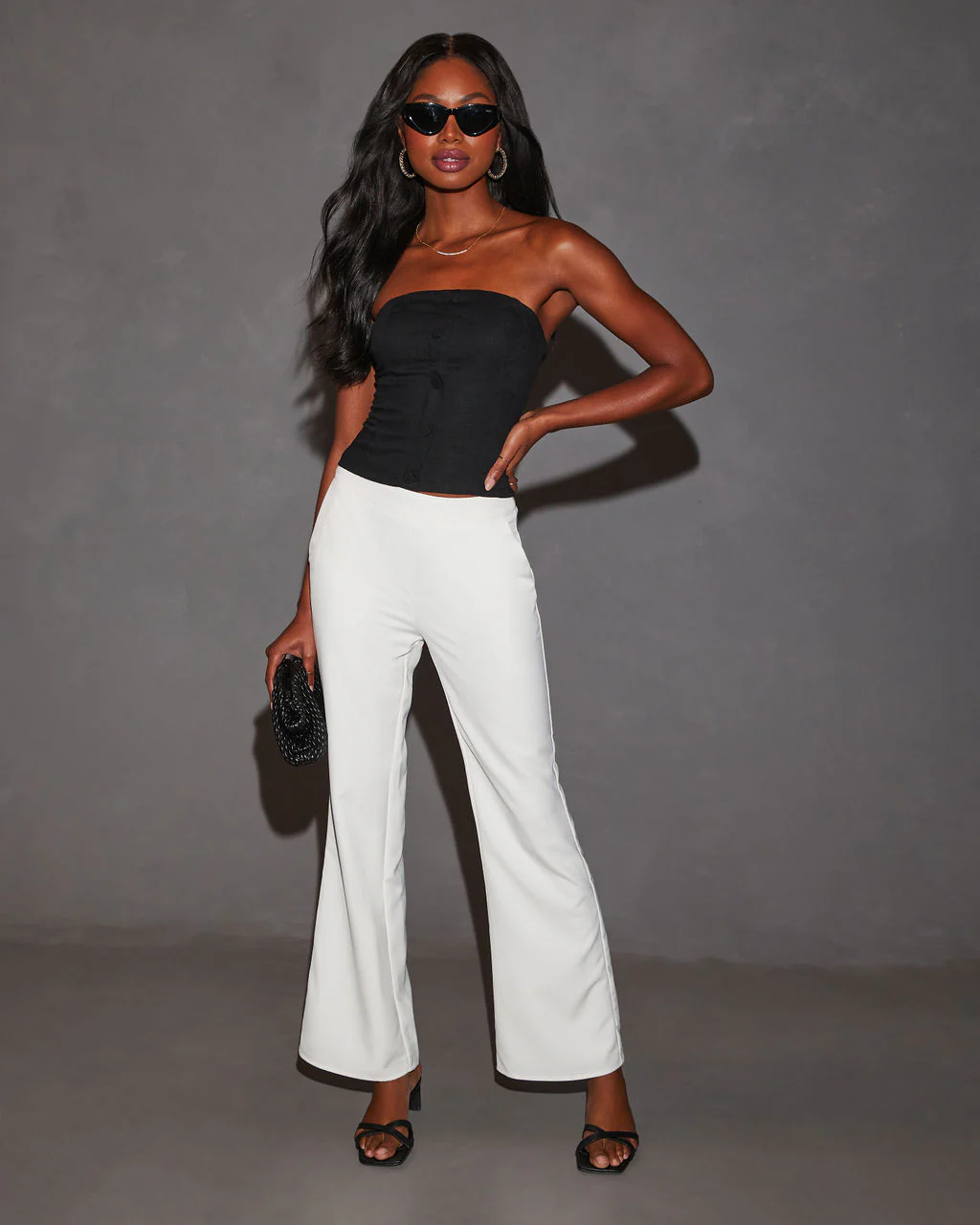 Mykah Strapless Corset Crop Top