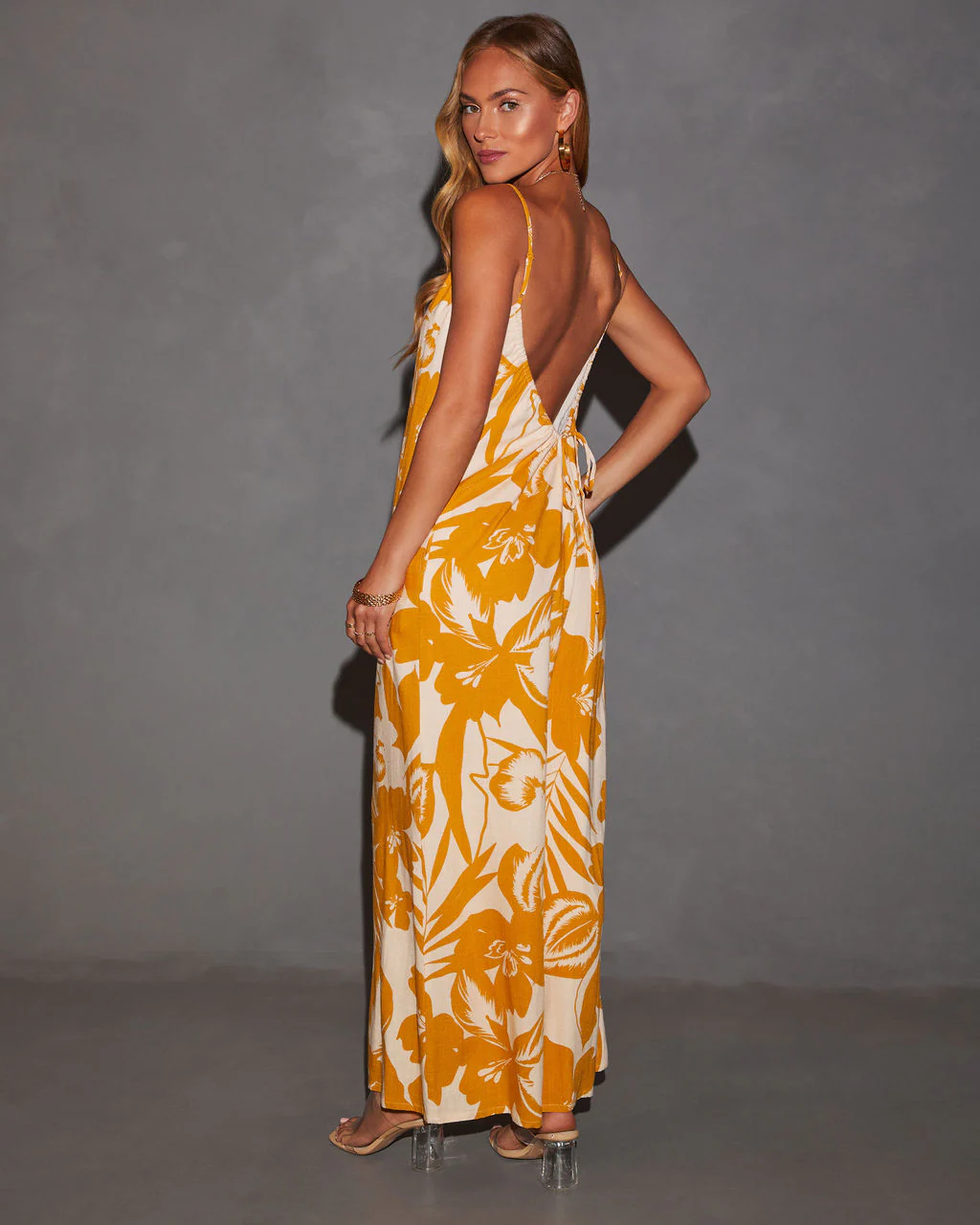 Waikiki Tropical Print Relaxed Jumpsuit