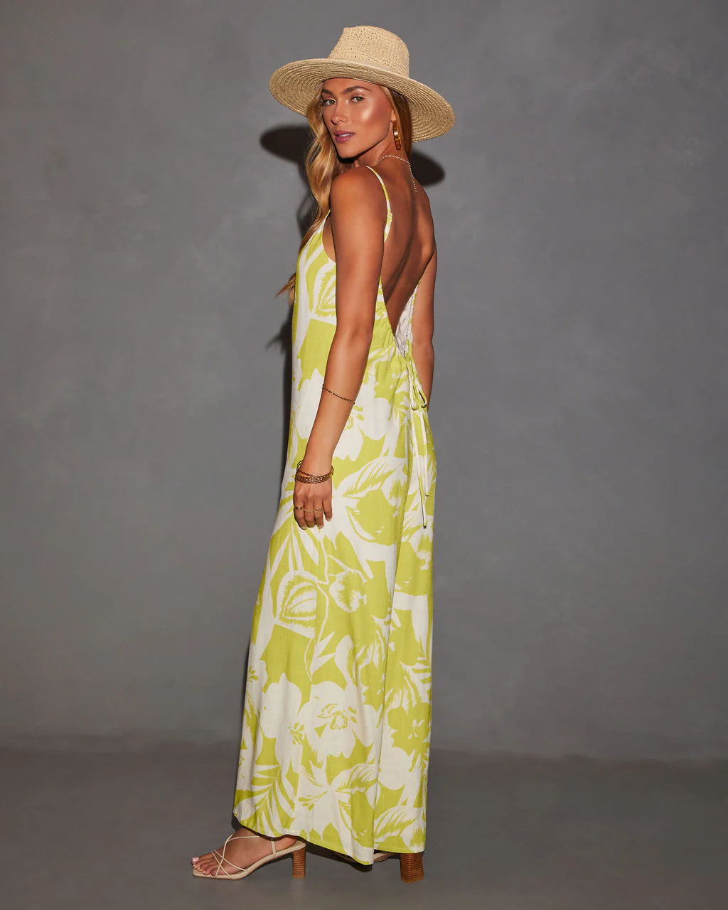 Waikiki Tropical Print Relaxed Jumpsuit