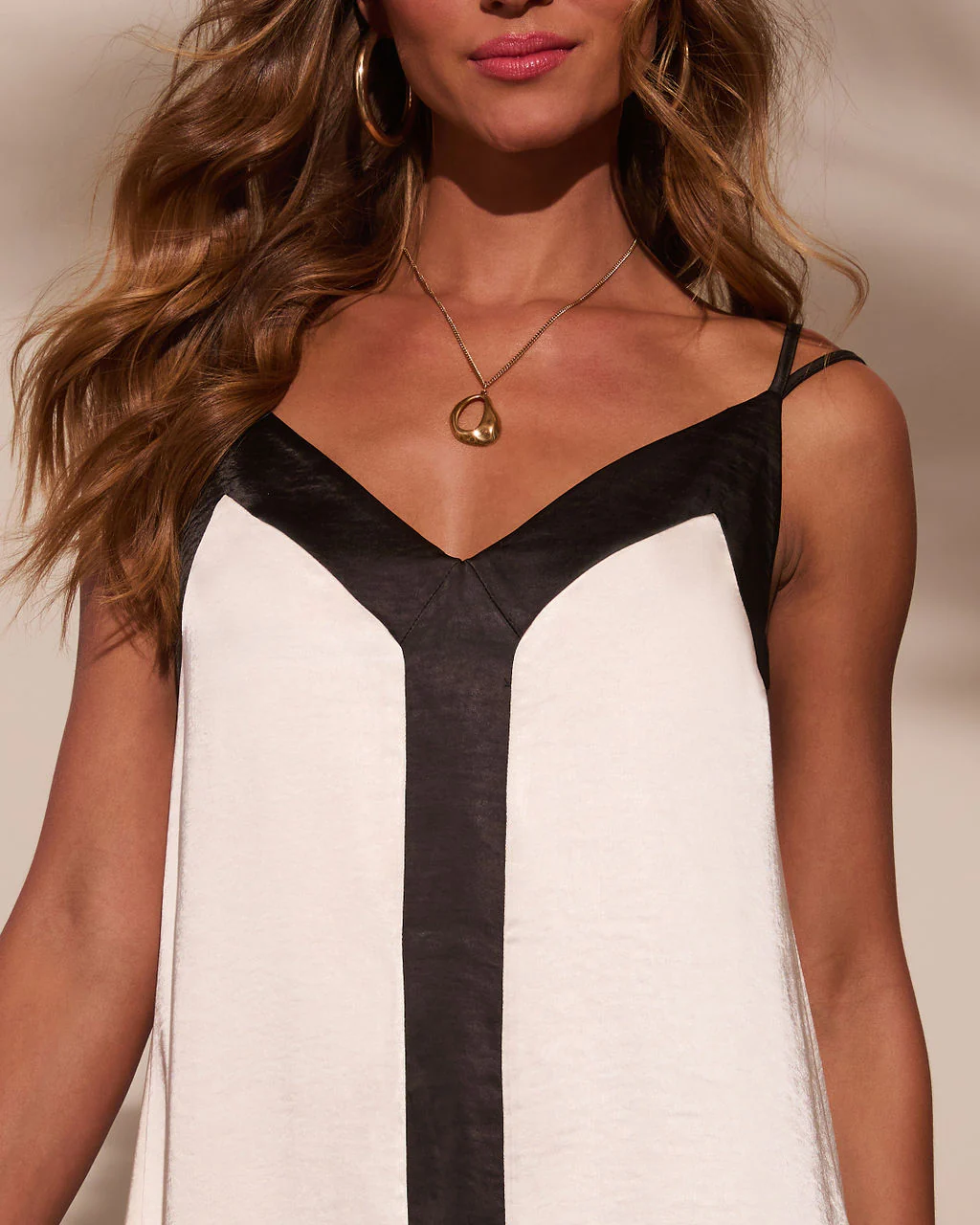 Taking Sides Colorblock Midi Dress