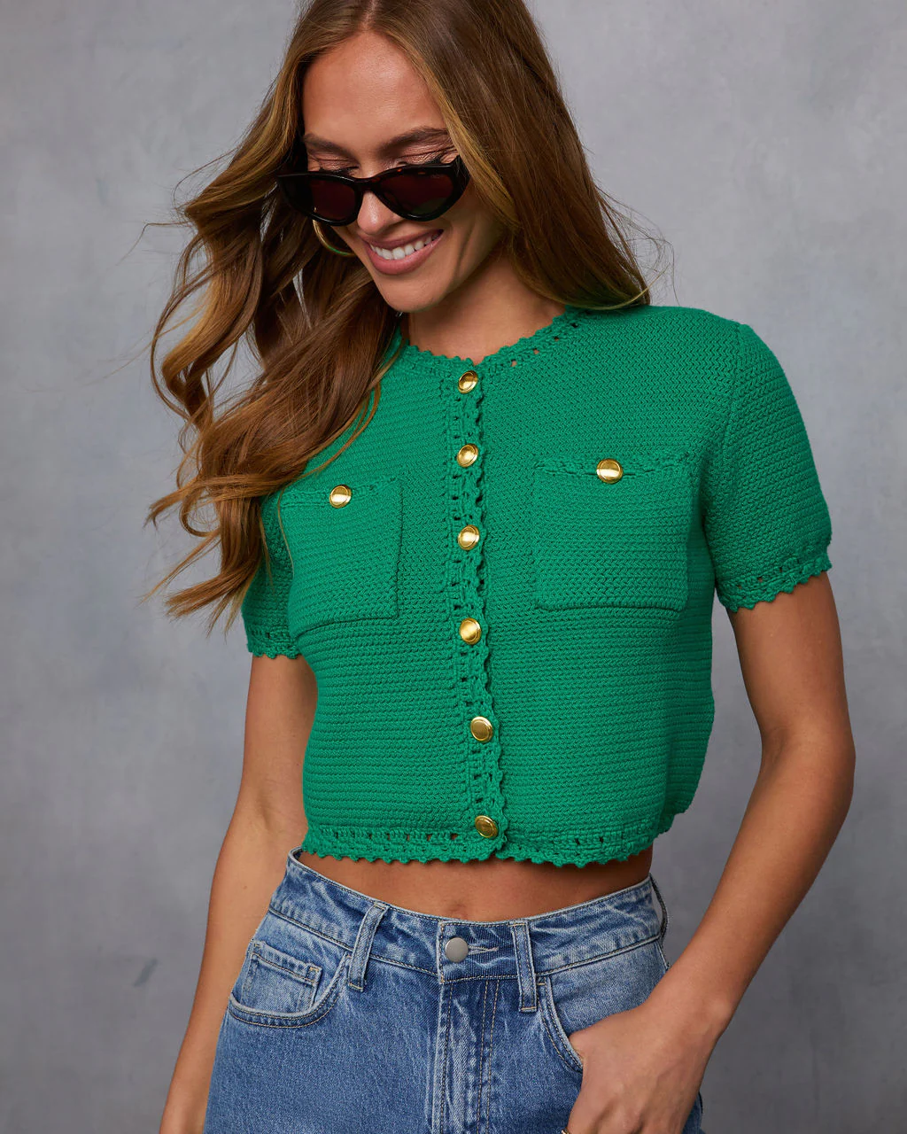 Pure Allure Knit Crochet Cardigan