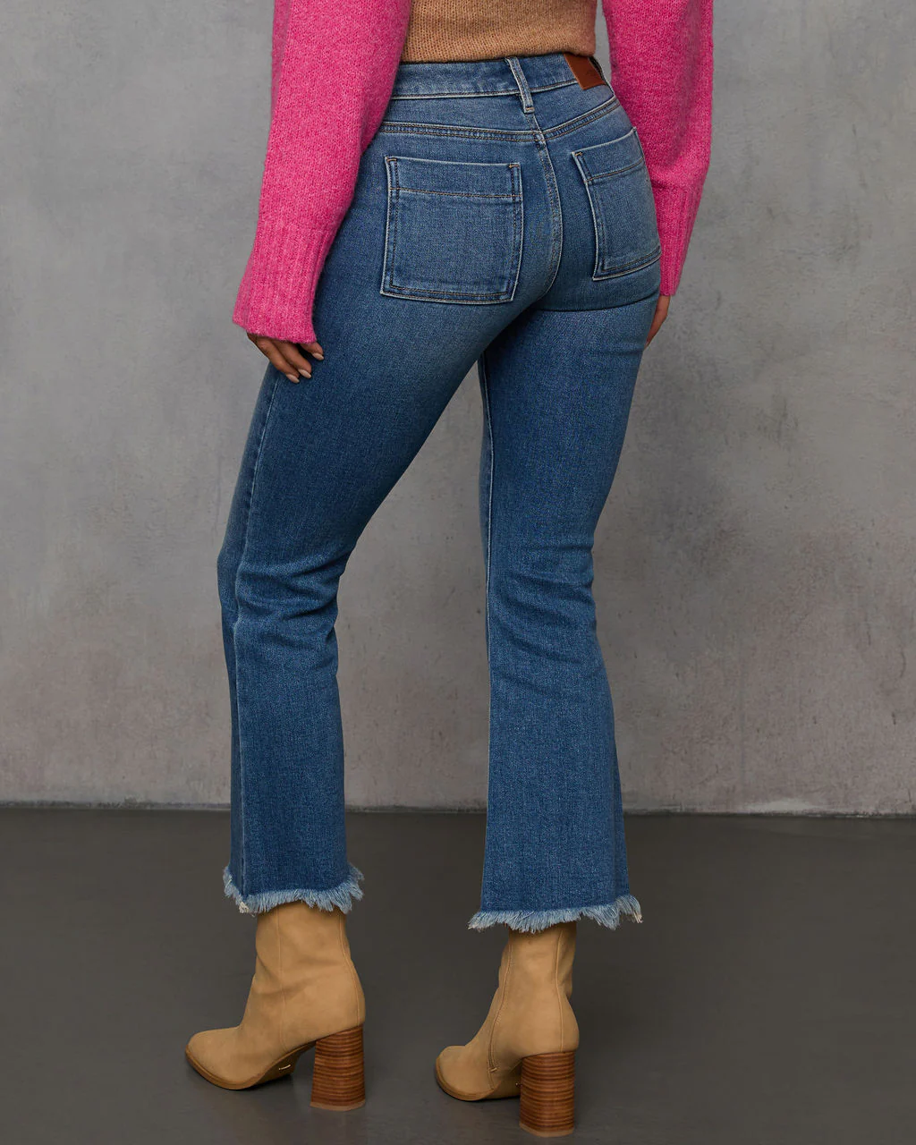 Rumie Cropped Flare Jeans