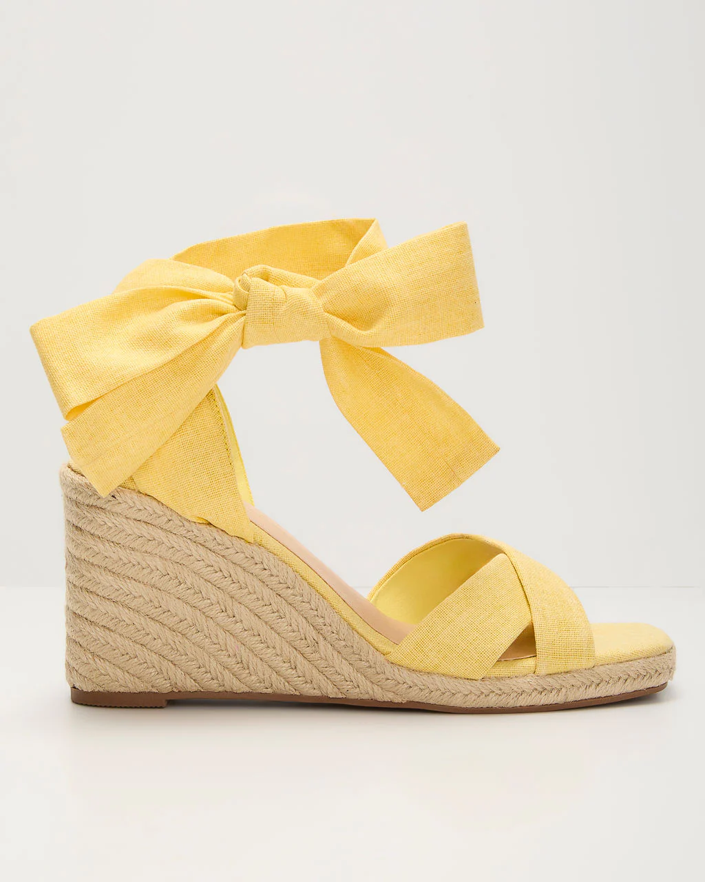 Sundance Wrap Tie Wedge Sandals