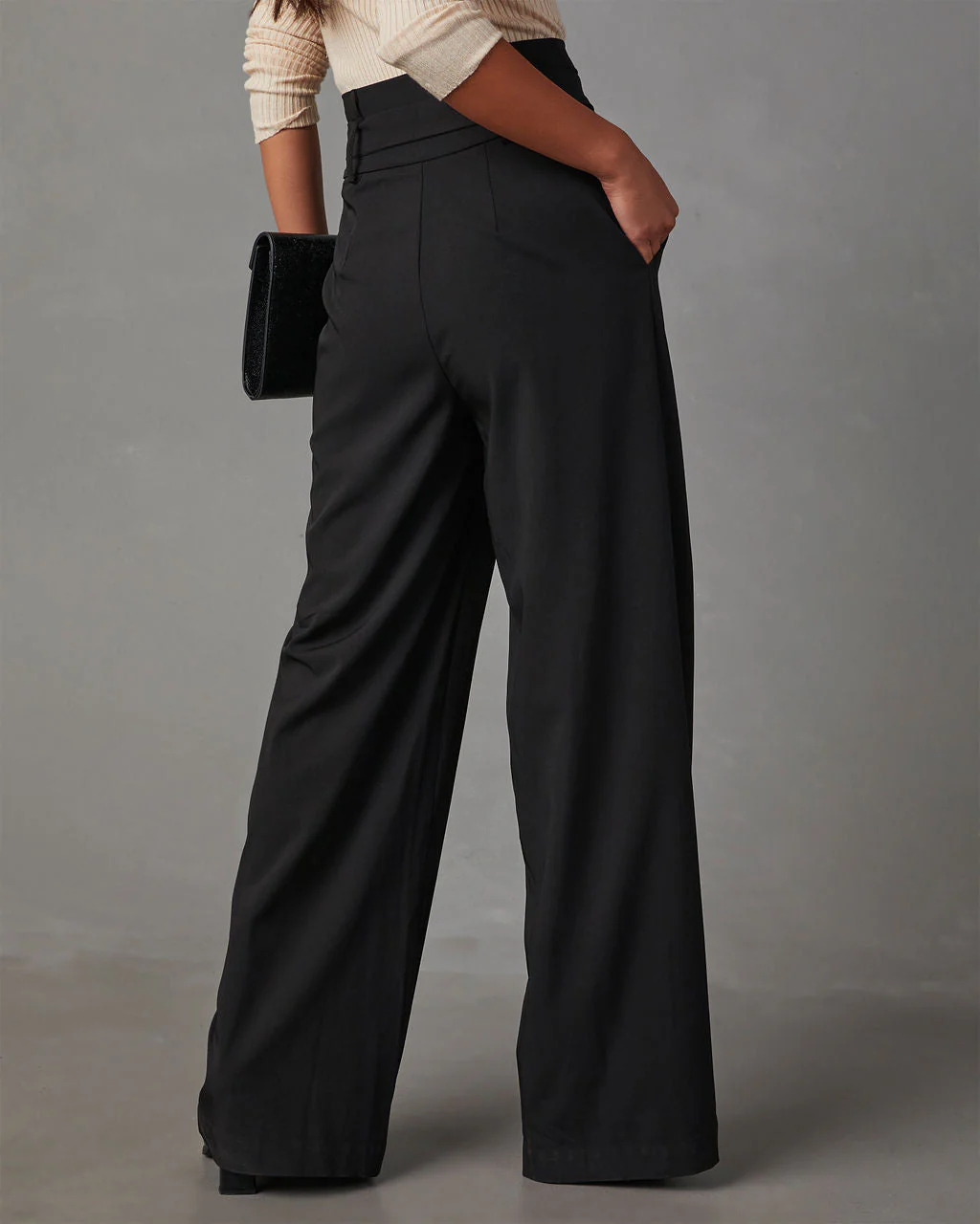 Juliana Double Belted Trouser Pants