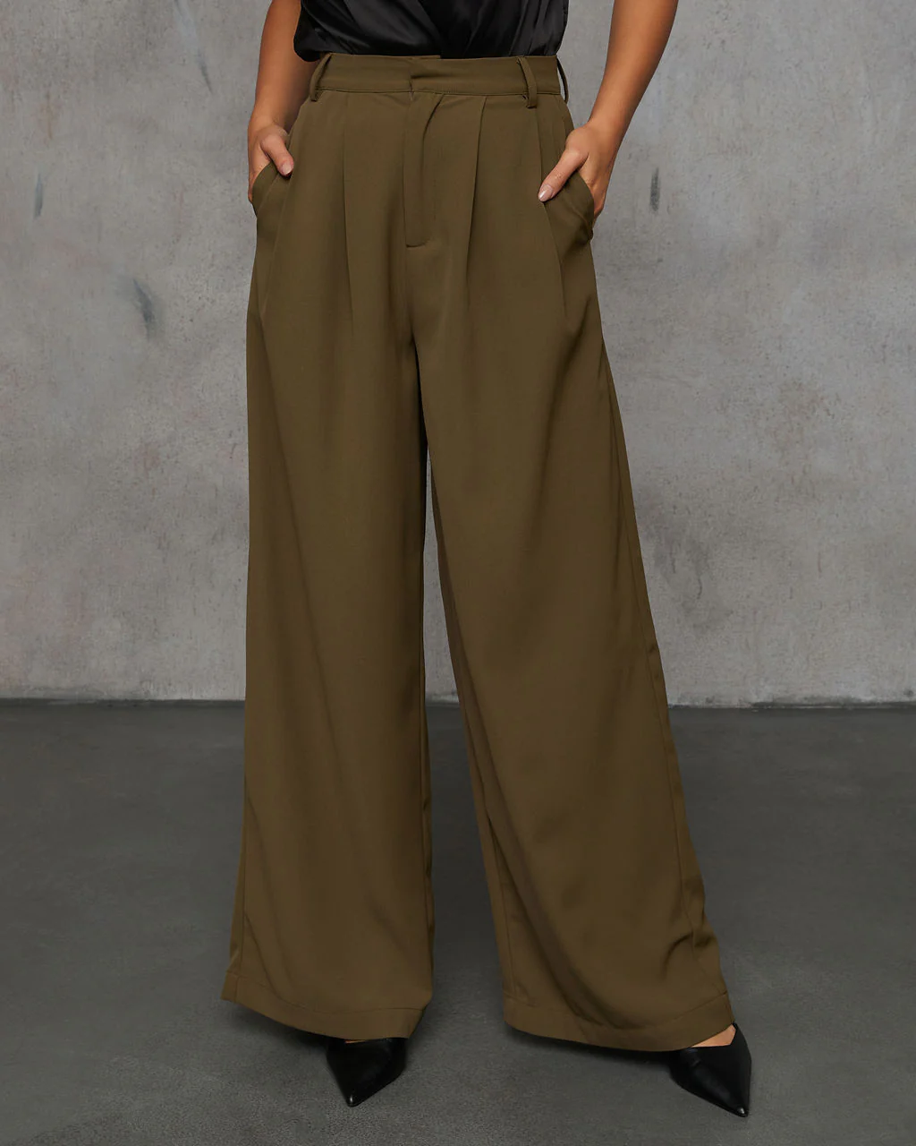 Madrigal Pocketed Wide Leg Pants