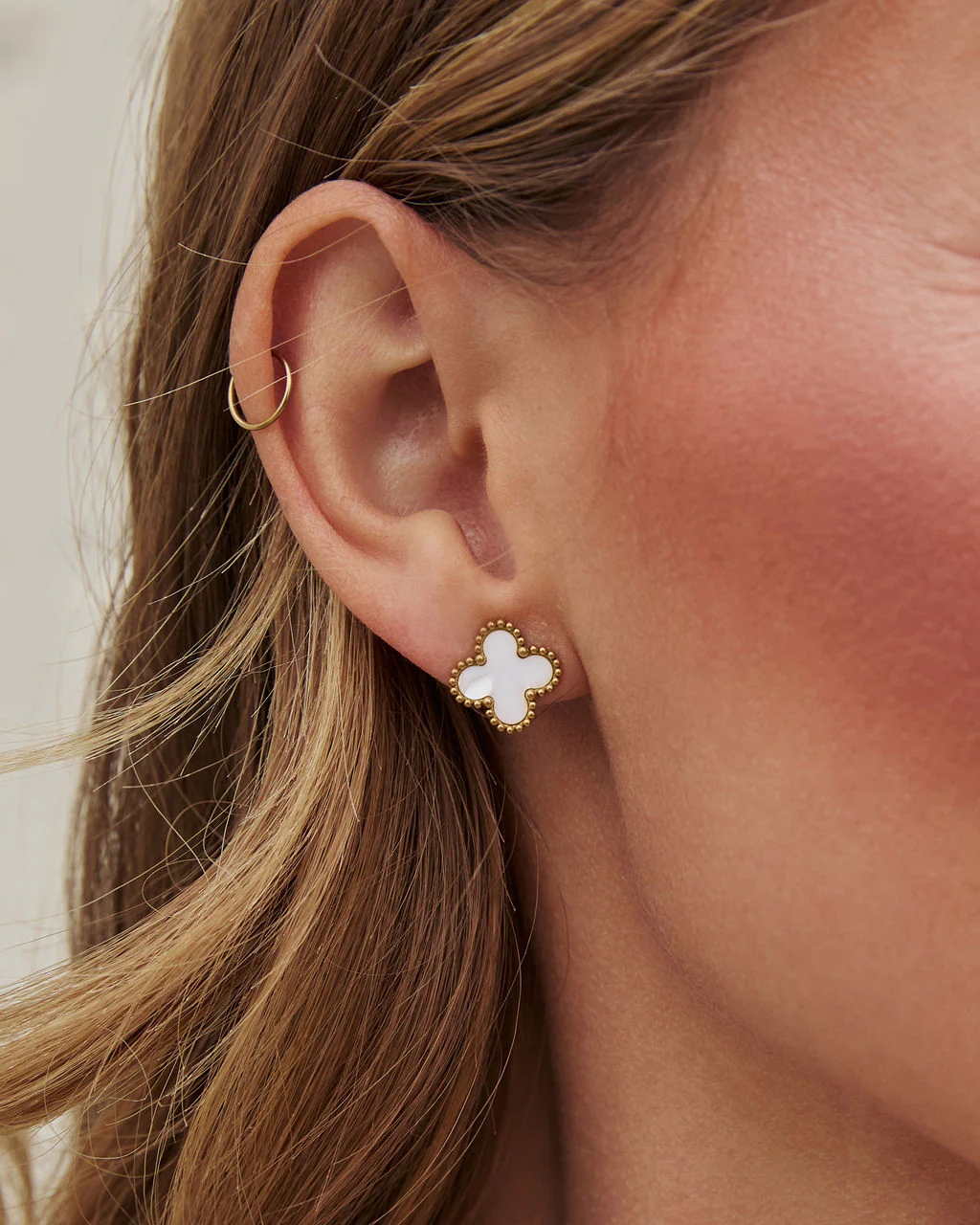 Lucky Day Clover Stud Earrings