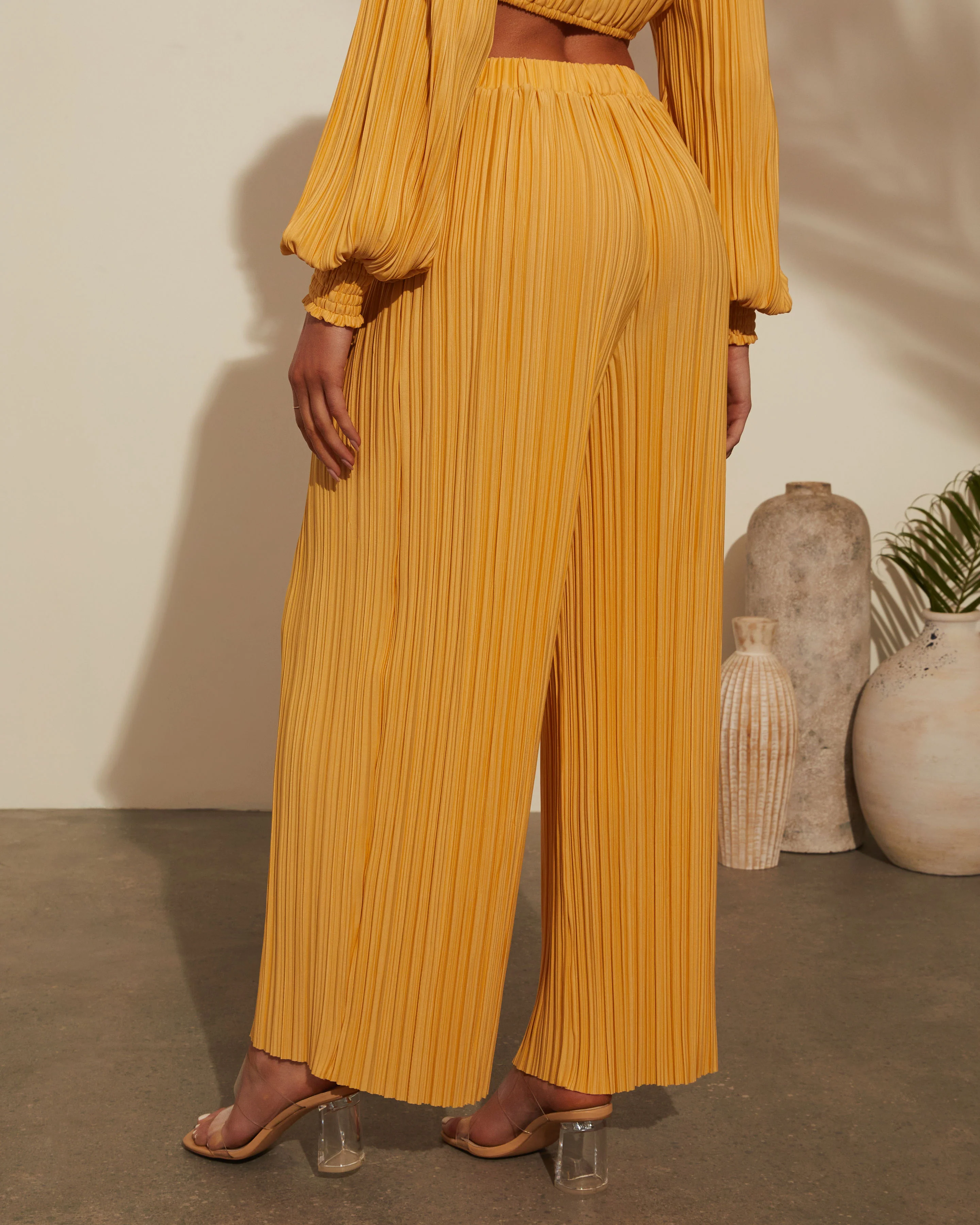 Ray Of Sunshine High Rise Trousers
