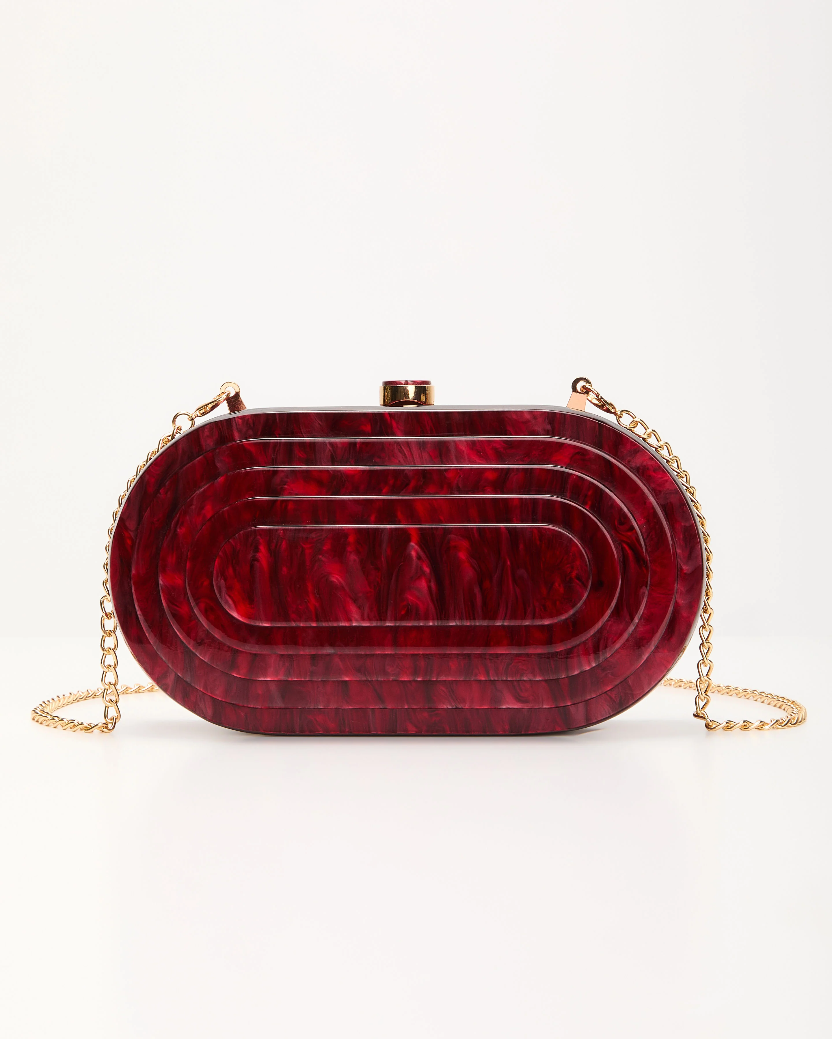 Juliette Acrylic Hard Case Clutch