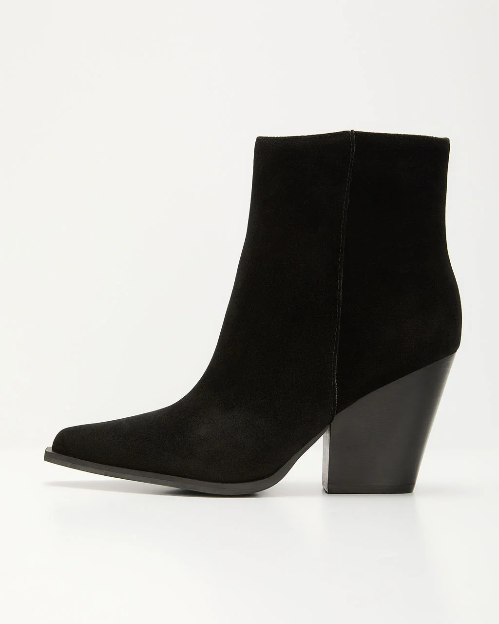 Rowyn Faux Suede Heeled Bootie