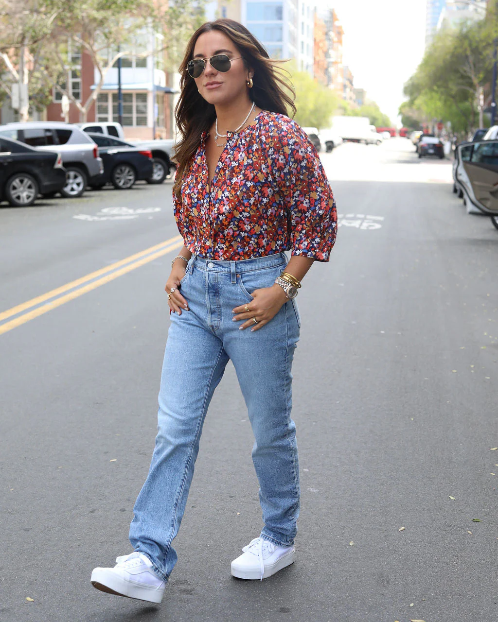 Fall For Spring Button Down Top