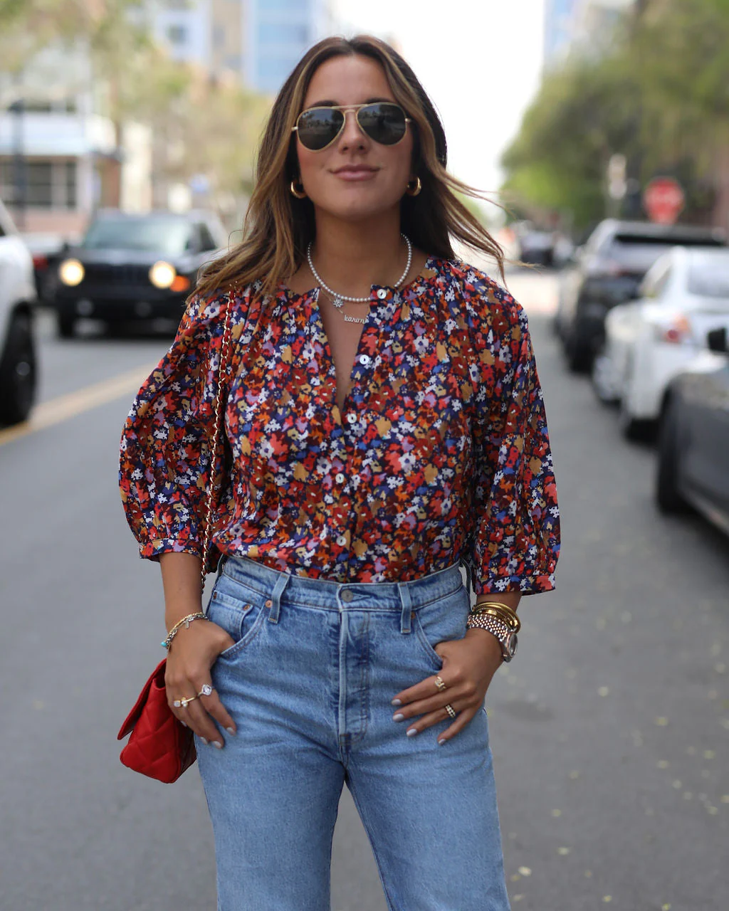 Fall For Spring Button Down Top