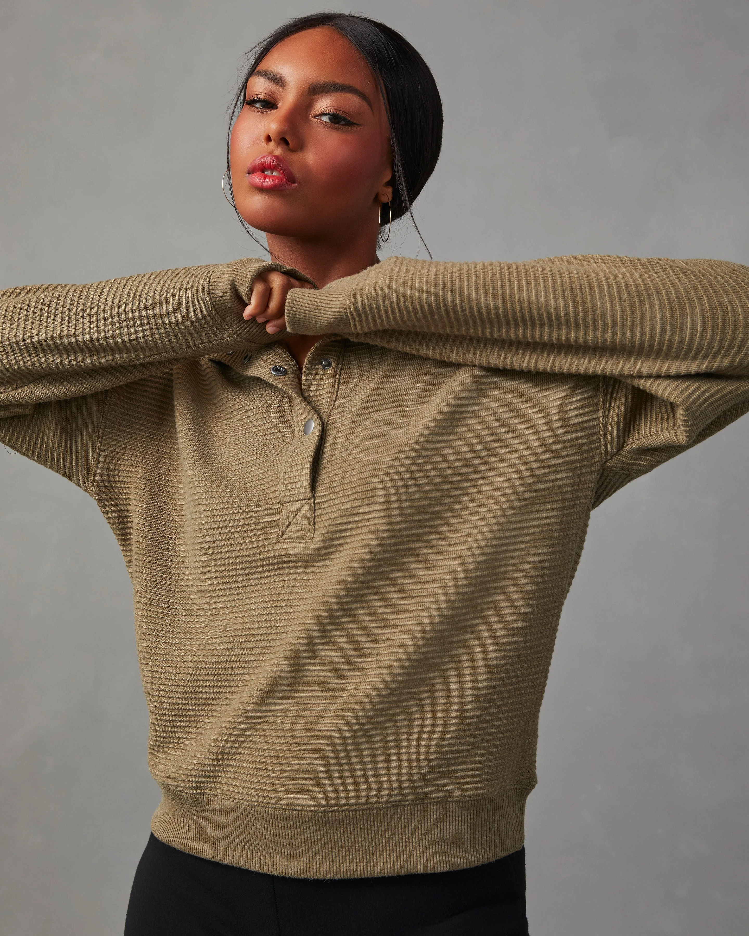 Kinsleigh Collared Pullover Sweater
