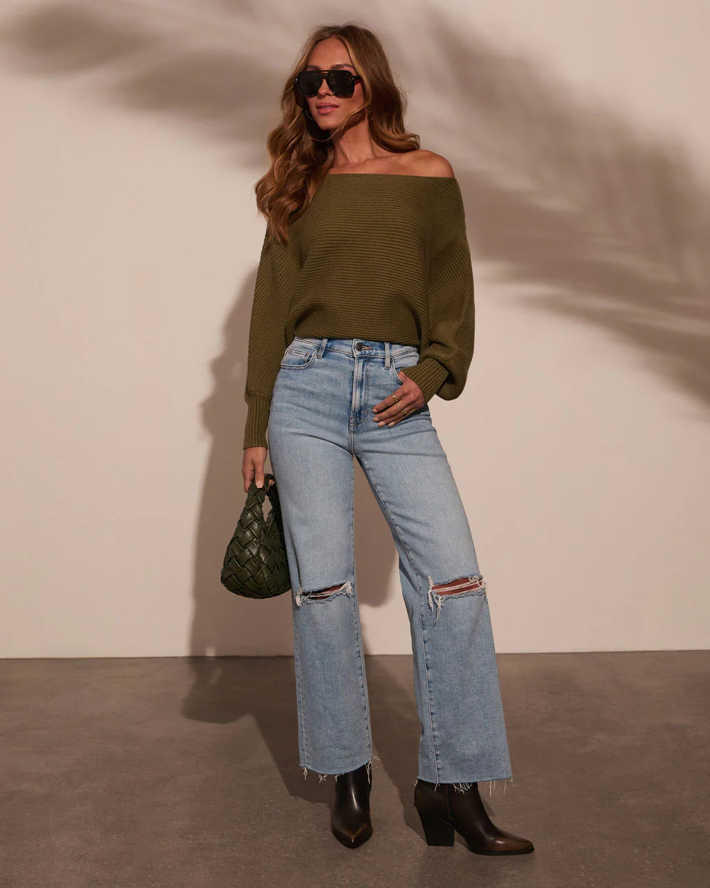 Normandie Knit Boat Neck Pullover Sweater