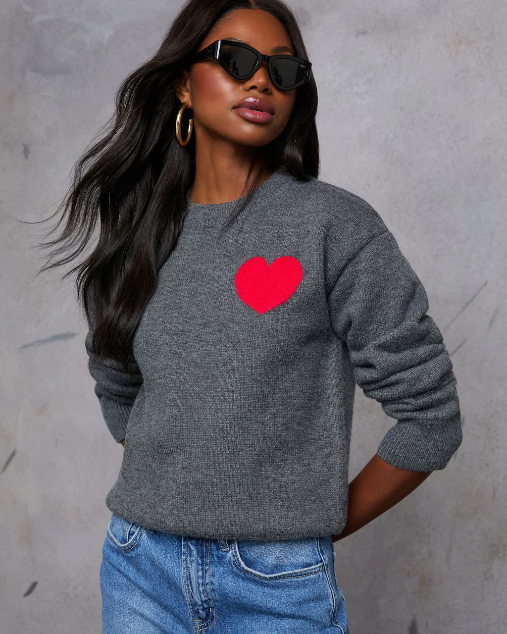 Wearing My Heart Pullover Sweater