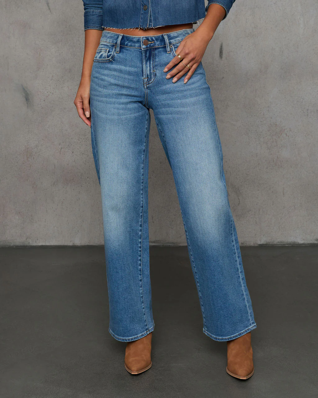 Tisla Straight Leg Relaxed Jeans