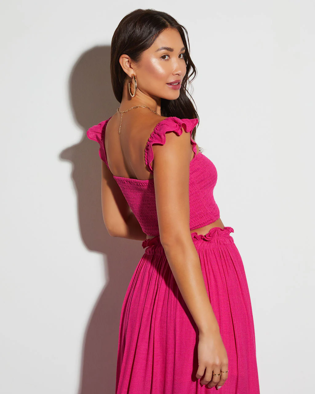 Posie Smocked Crop Top