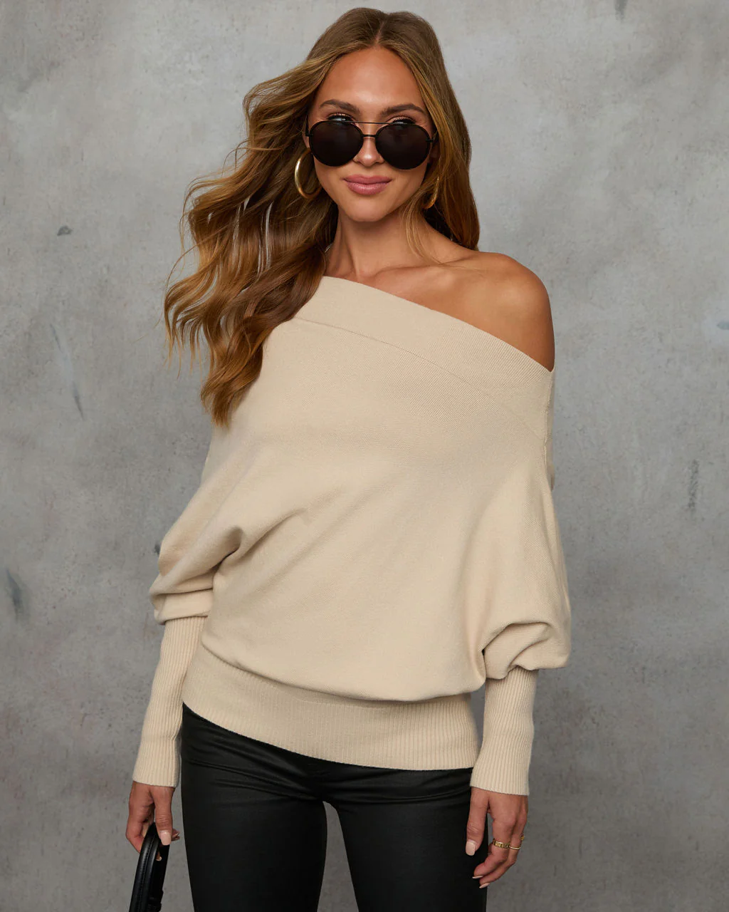Everglow Off The Shoulder Sweater