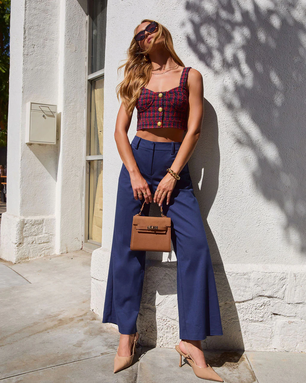 Rayven Tweed Crop Top