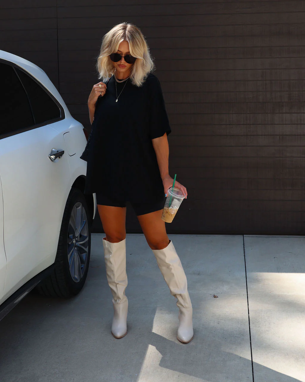 His Cotton Oversized Tee