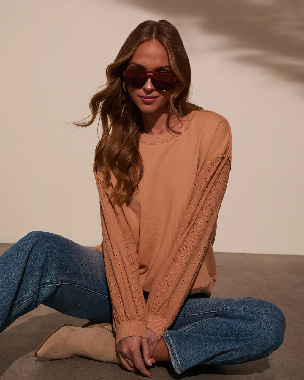 Soft Seasons Relaxed Oversized Sweatshirt