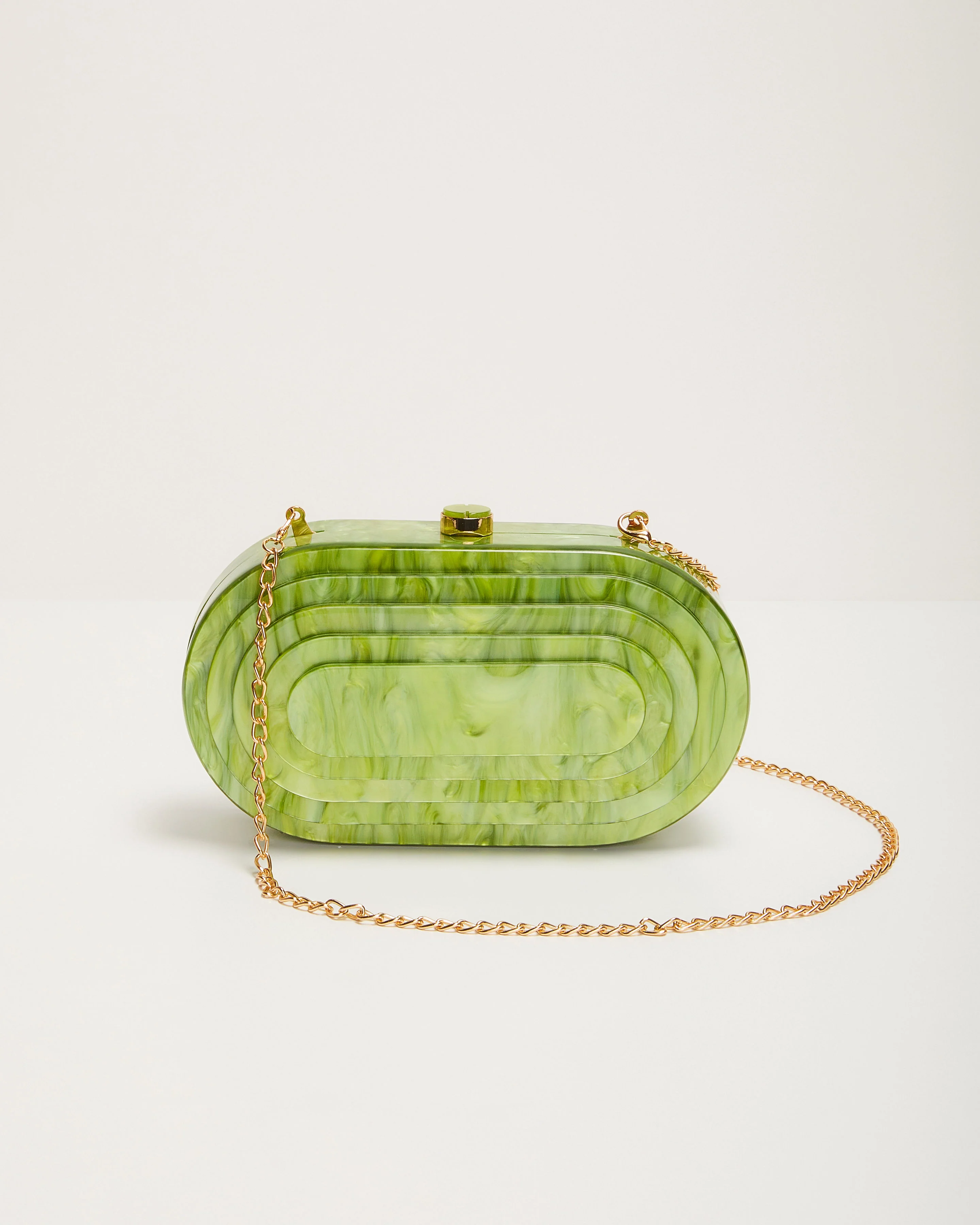 Juliette Acrylic Hard Case Clutch