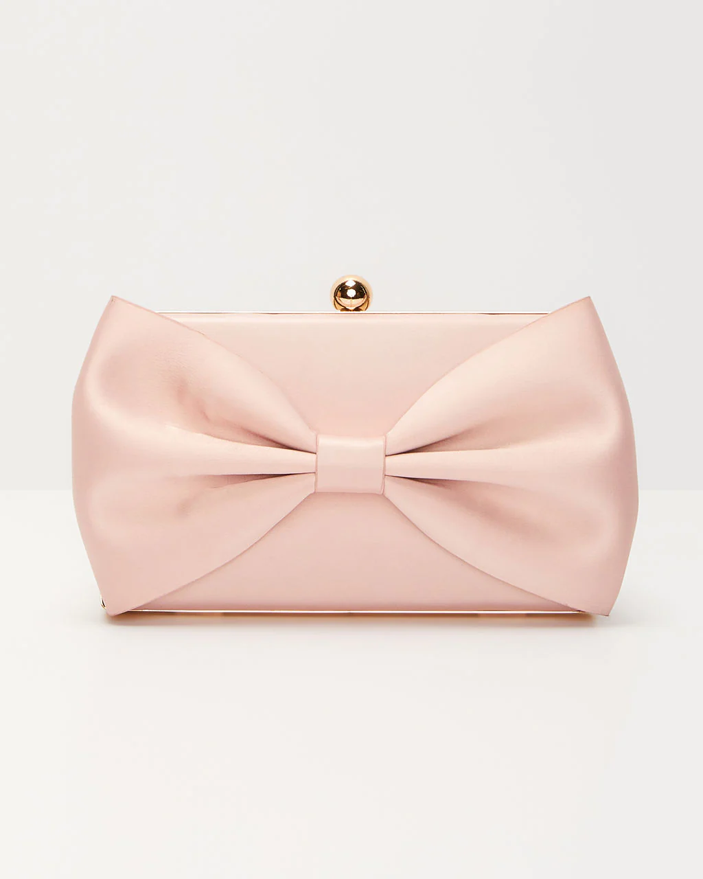 Ma Chérie Satin Bow Clutch