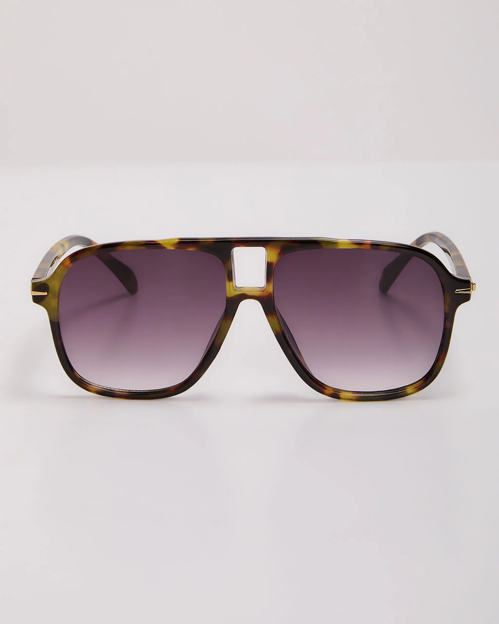 Capriana Large Tortoise Aviator Sunglasses