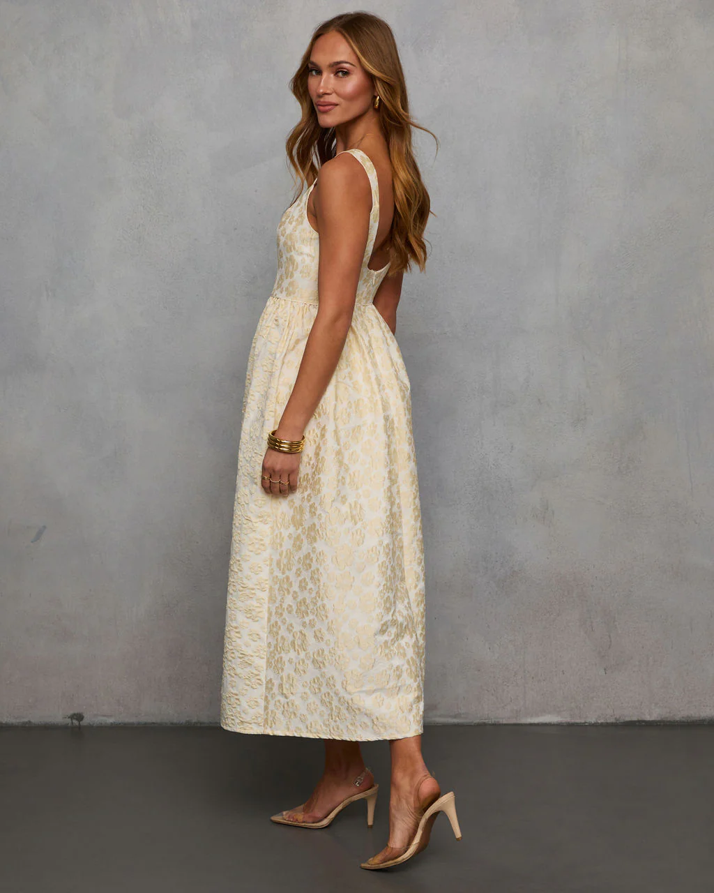 Samar Fit And Flare Midi Dress