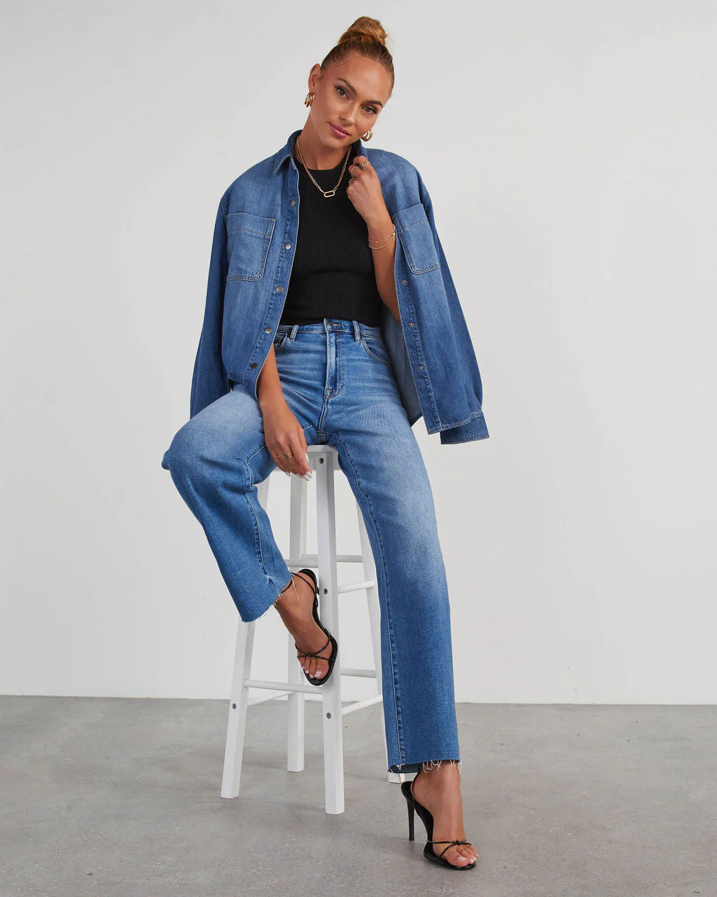 VICI Icon High Rise Straight Jeans
