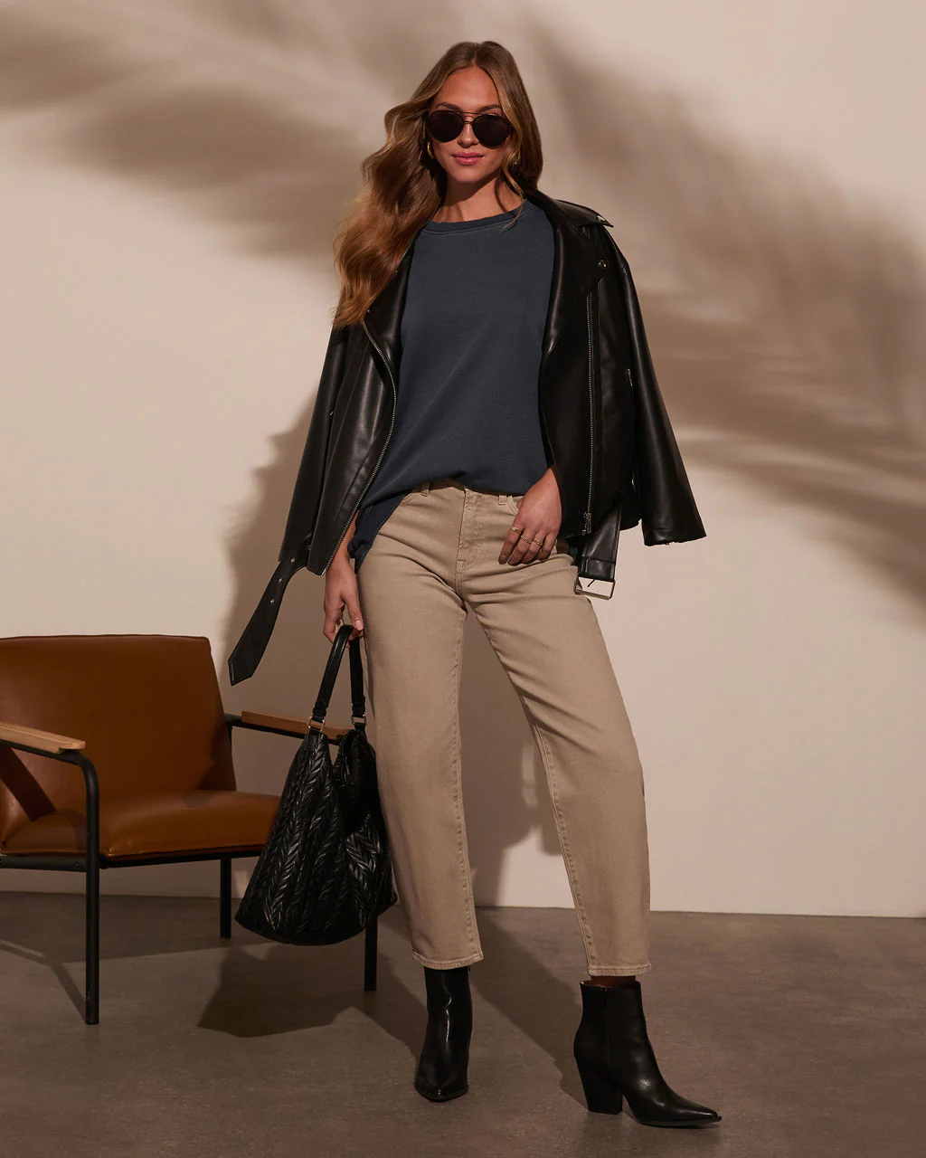 Shelby Mid Rise Barrel Jeans