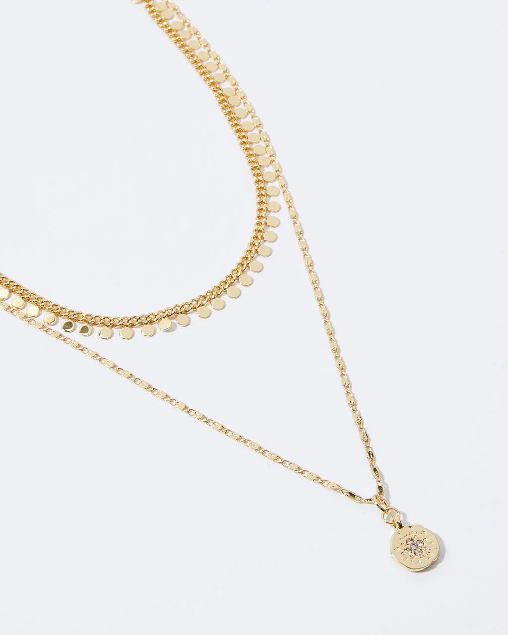 Samira Layered Charm Necklace