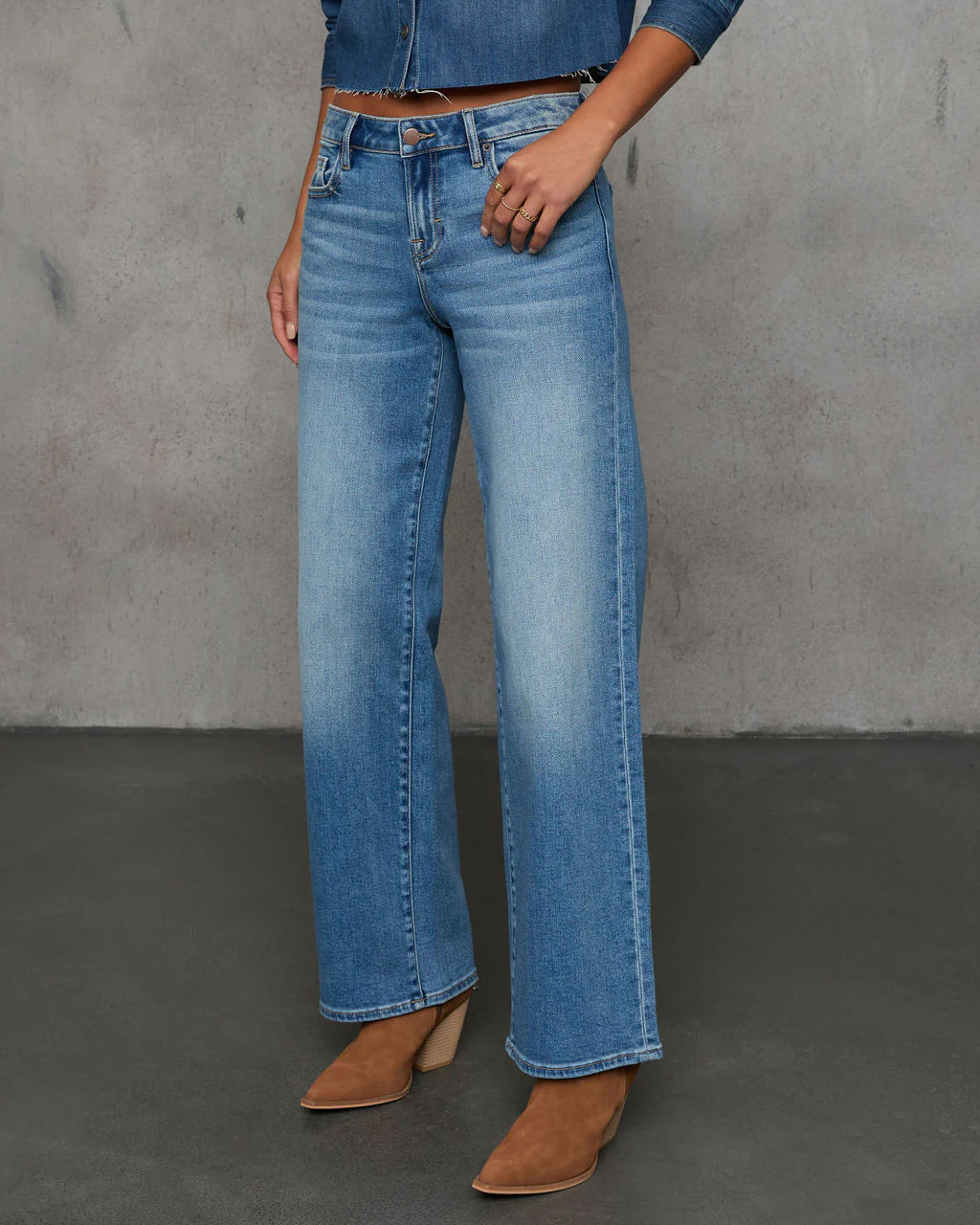 Tisla Straight Leg Relaxed Jeans
