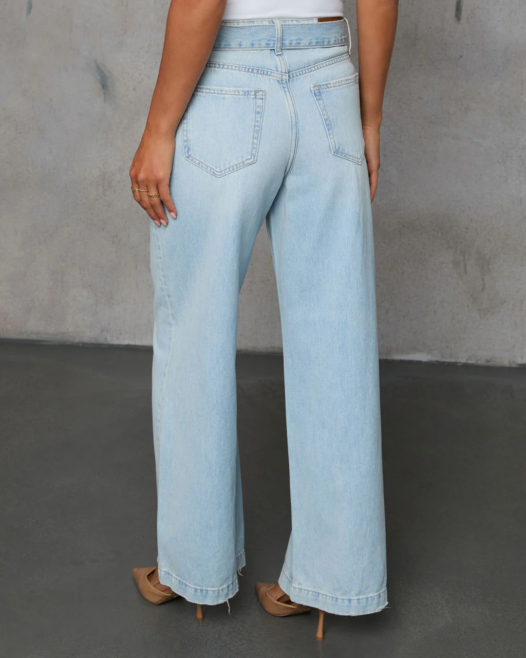 Wild Breeze High Rise Wide Leg Jeans