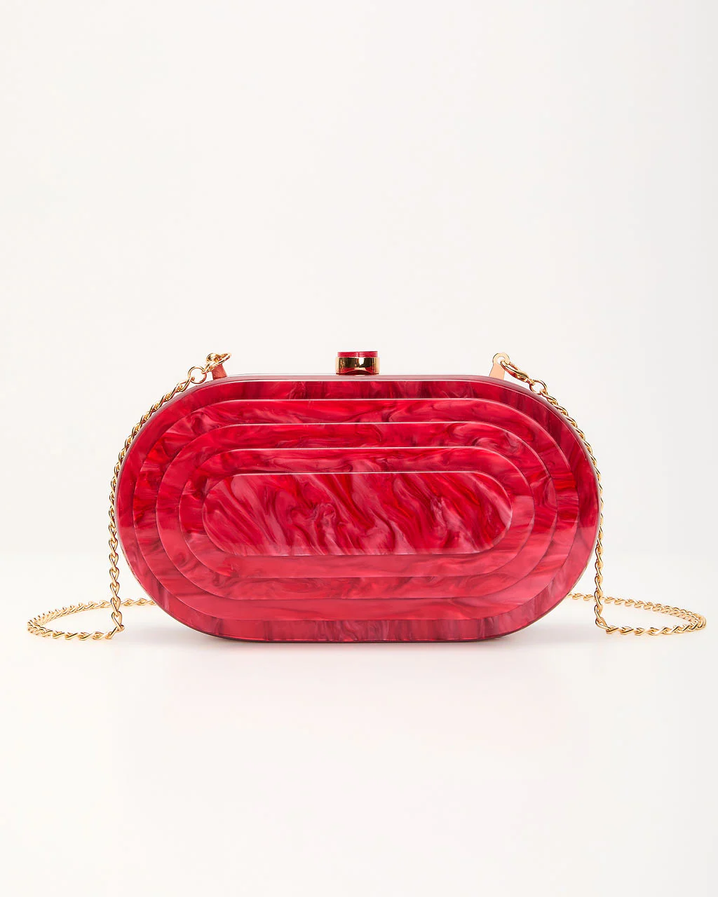 Juliette Acrylic Hard Case Clutch