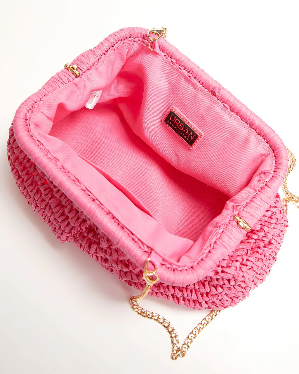 Poolside Straw Pouch Clutch