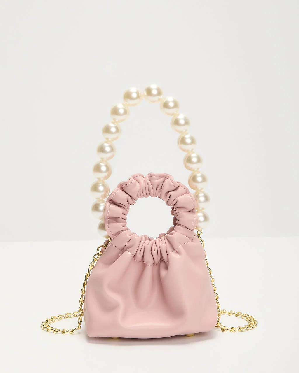 Vicky Pearl Top Handle Mini Pouch Bag