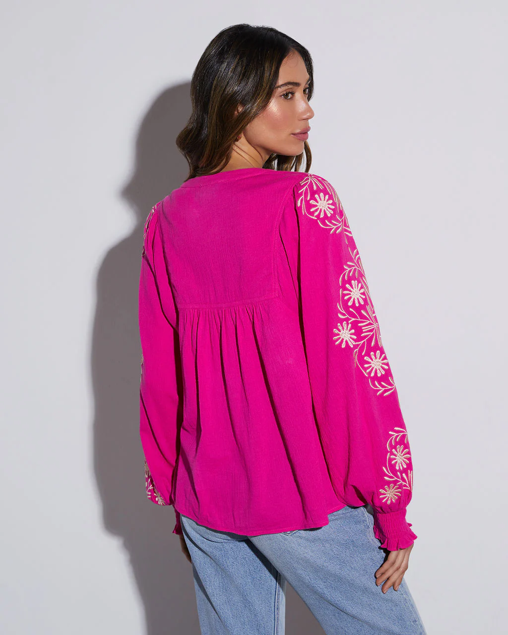 Desert Hideaway Embroidered Blouse