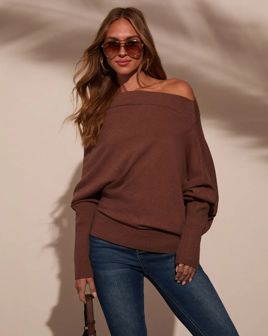 Everglow Off The Shoulder Sweater