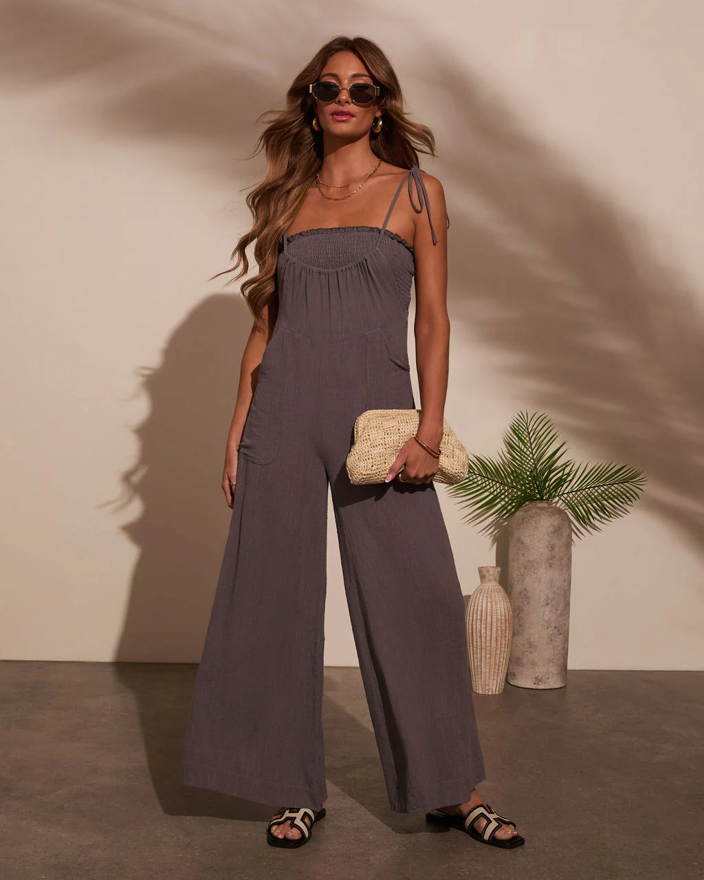 Paradise Pause Smocked Bust Jumpsuit
