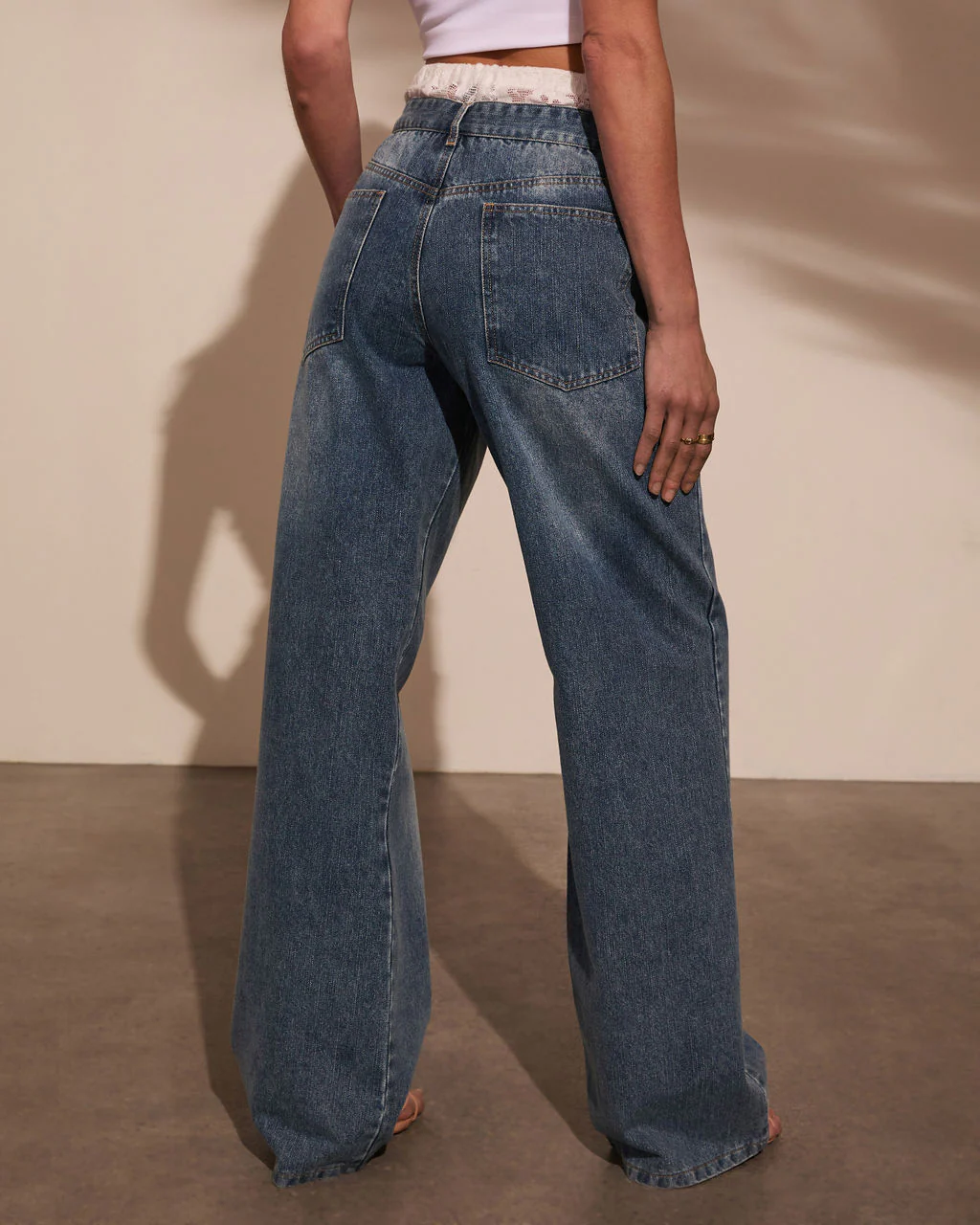 Silas Lace Boxer Waistband Jeans