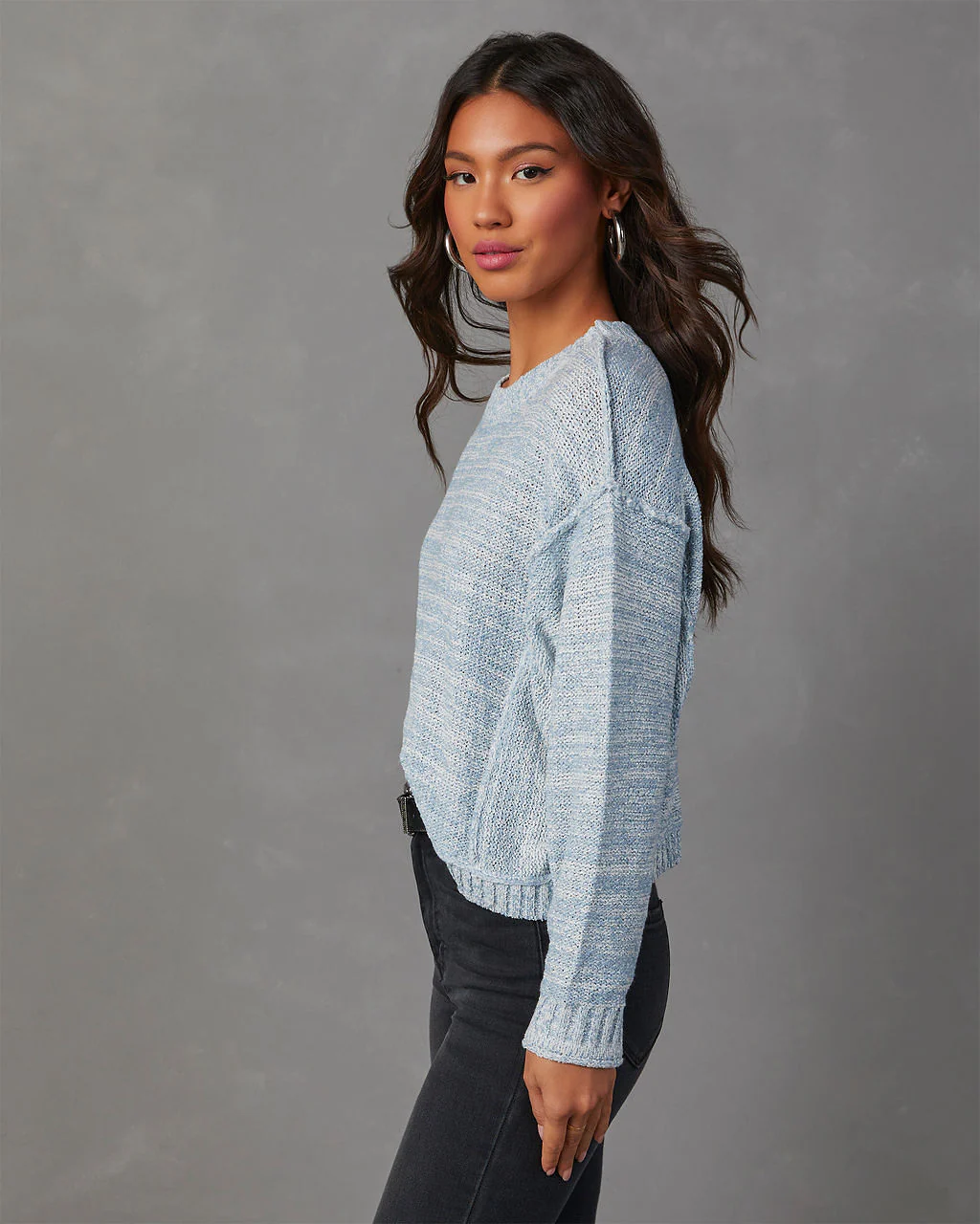 Hughes Crewneck Knit Sweater
