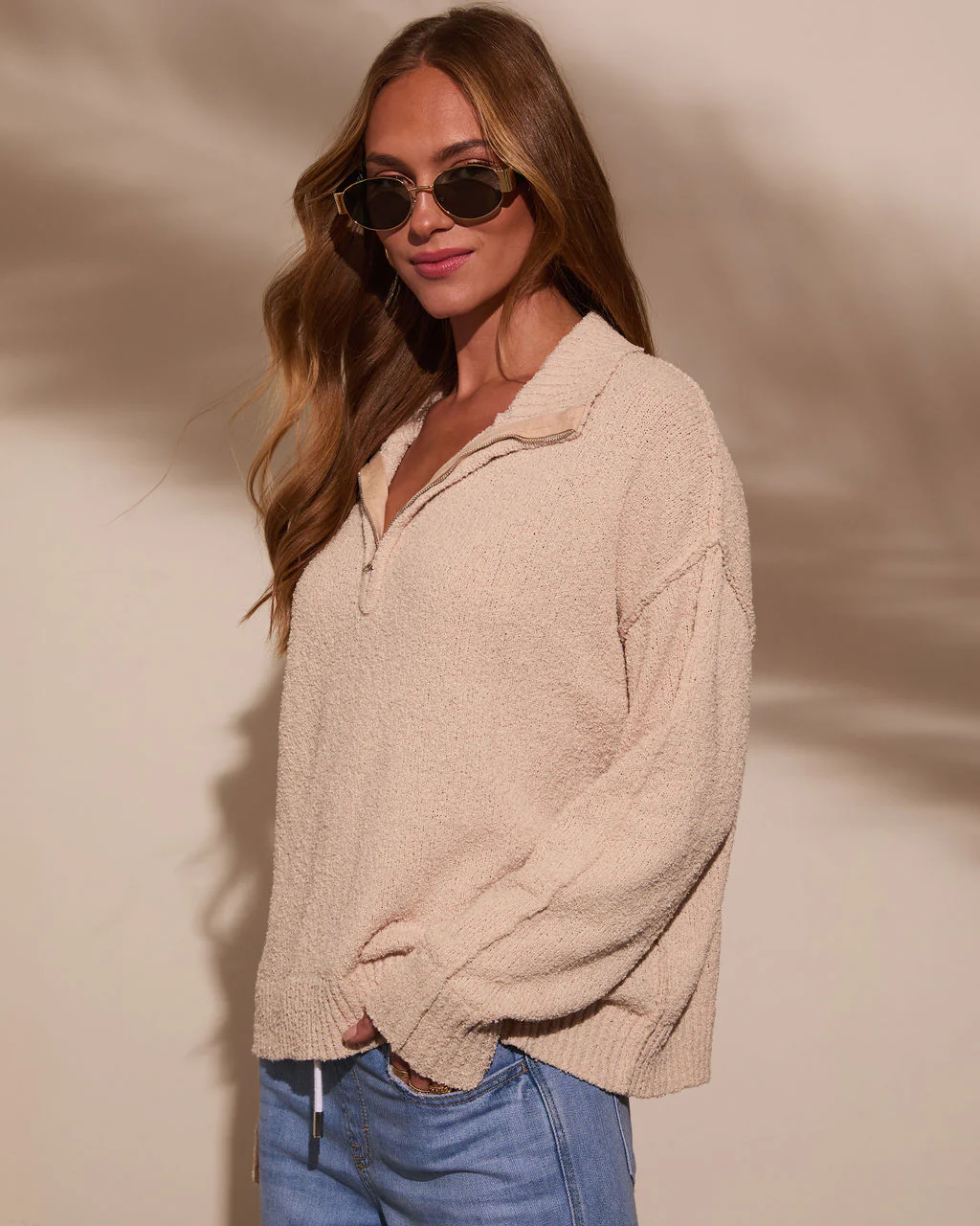 Sweet Nothing Half Zip Sweater