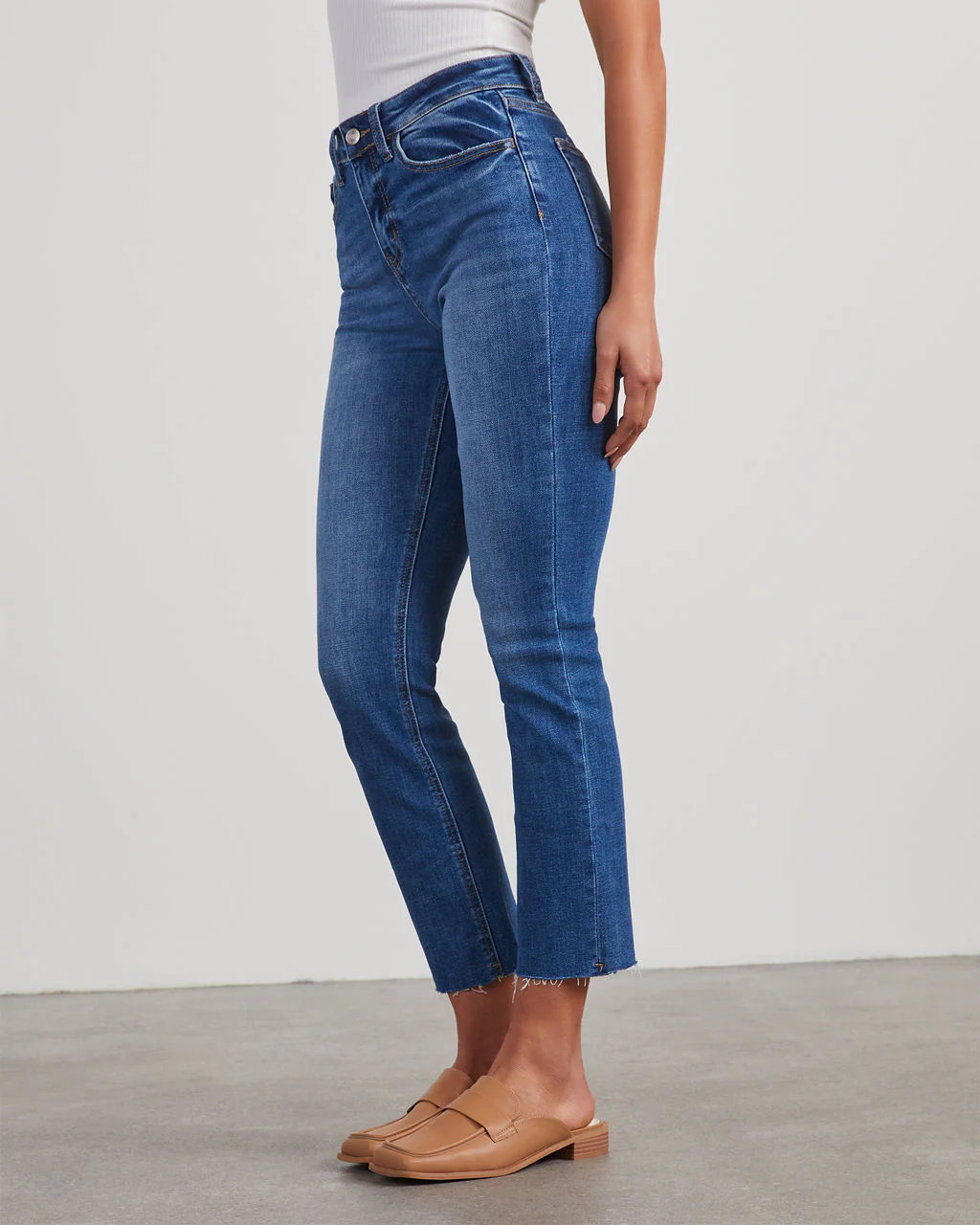 Ronnie High Rise Straight Leg Jeans
