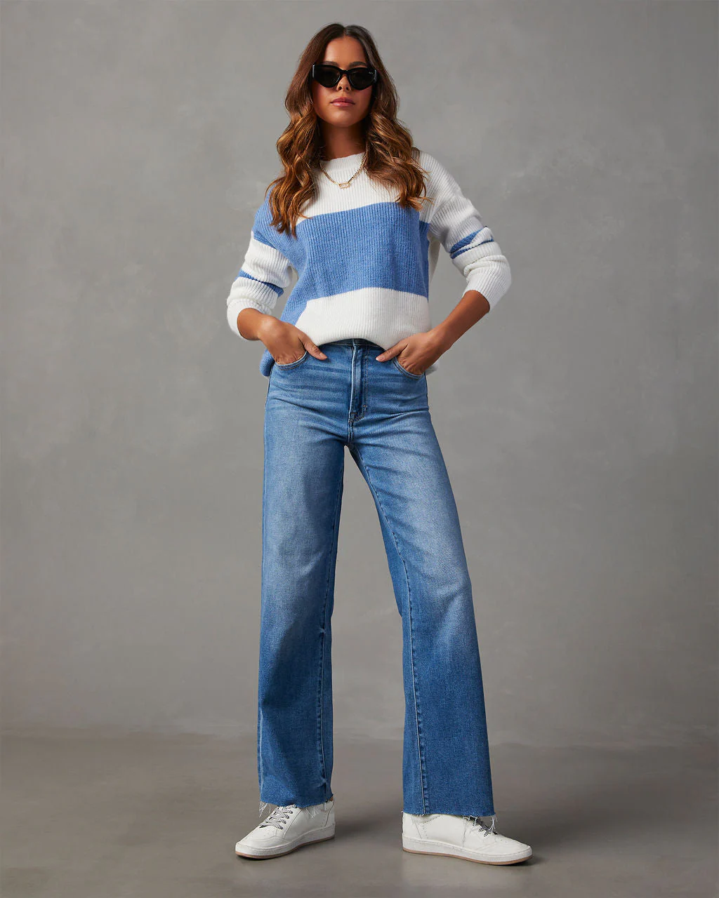 Homecoming Colorblock Knit Sweater