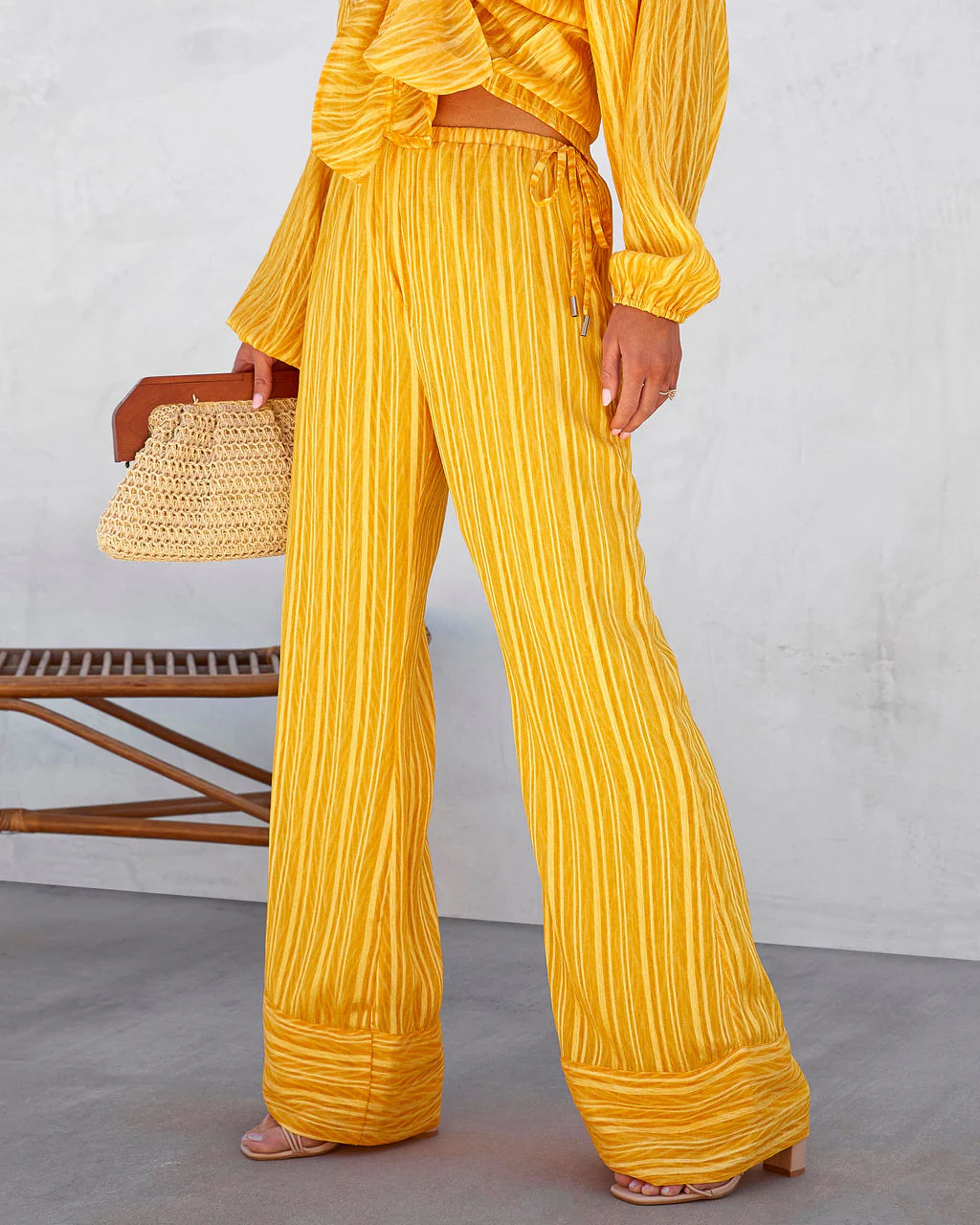 Tatianna High Waisted Wide Leg Pants