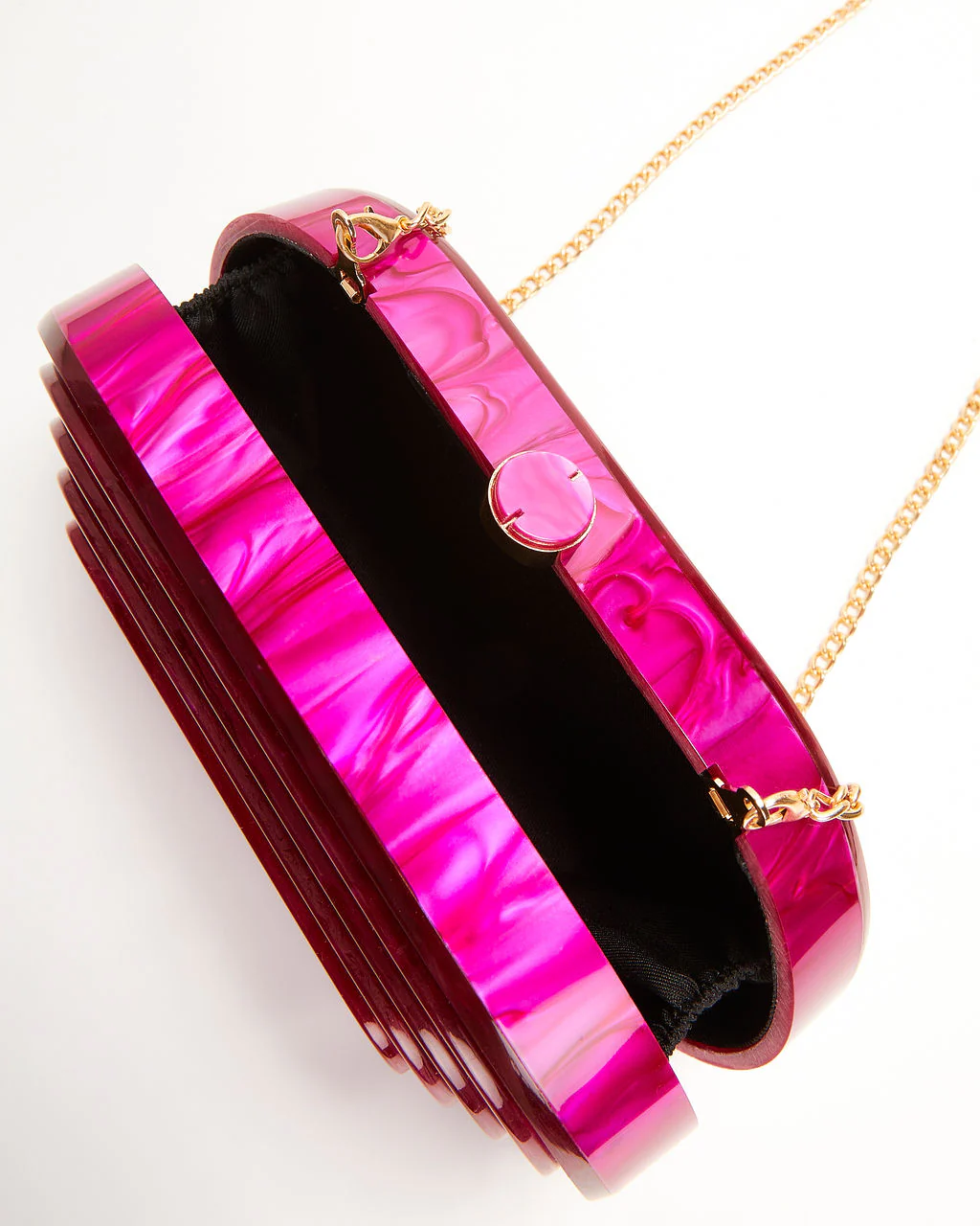 Juliette Acrylic Hard Case Clutch