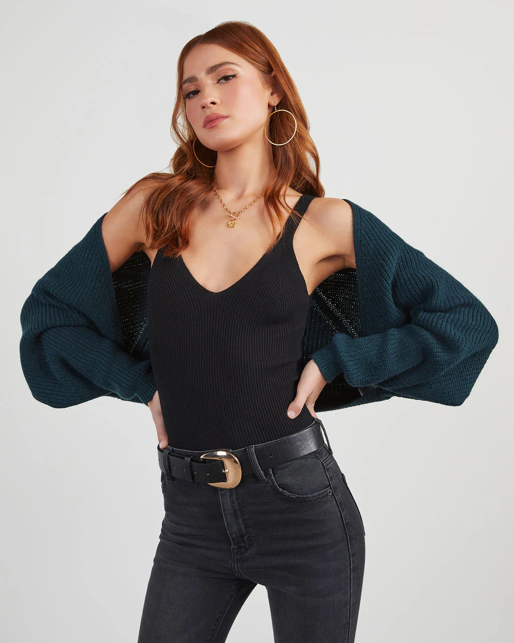 Lanelle Open Front Cardigan