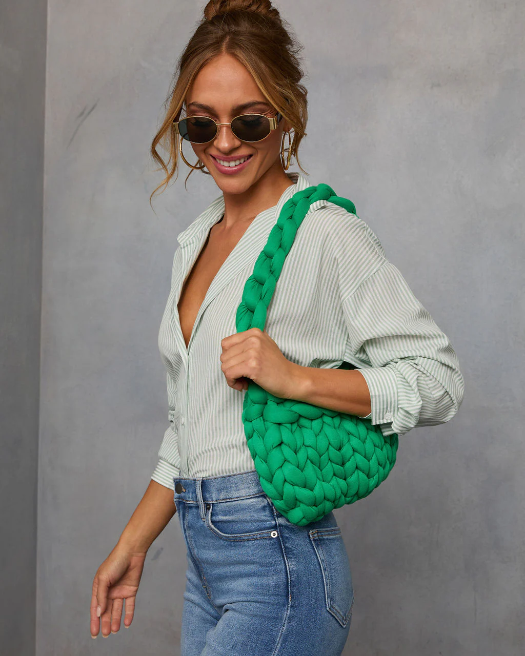 Avenia Braided Shoulder Bag